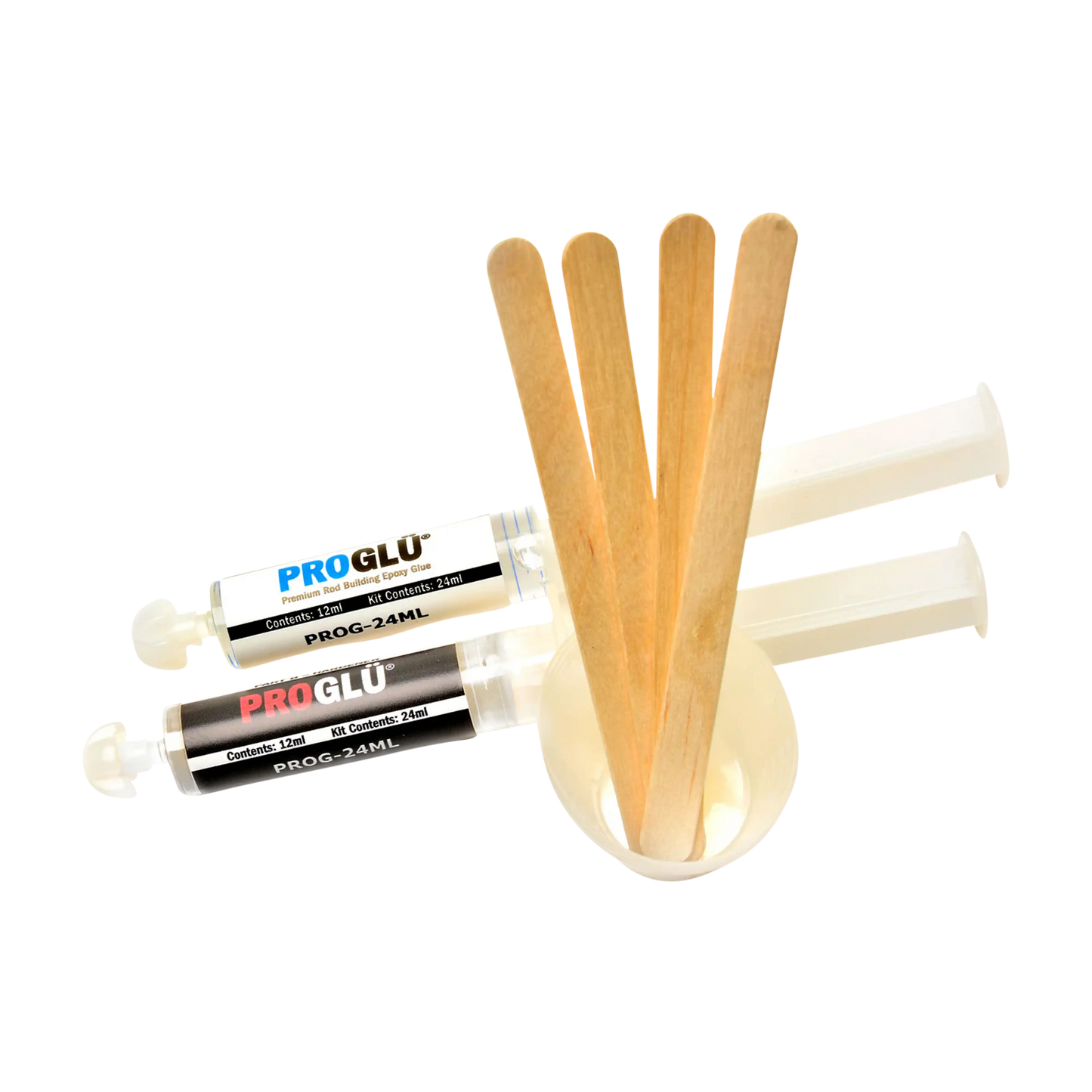 ProGlu Premium Rod Building Epoxy Glue 24ML Pre-Loaded Syringe Kit