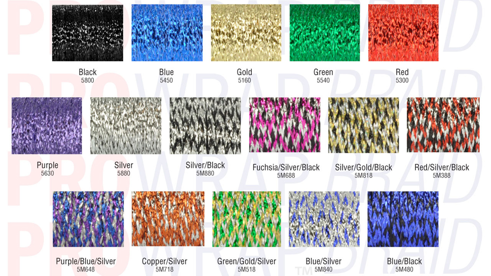 Pro Wrap Metallic Color Chart