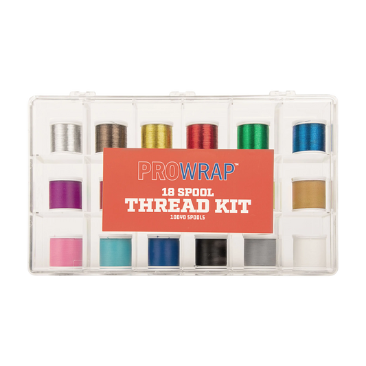 ProWrap 18-Spool Thread Assortment with Storage Box