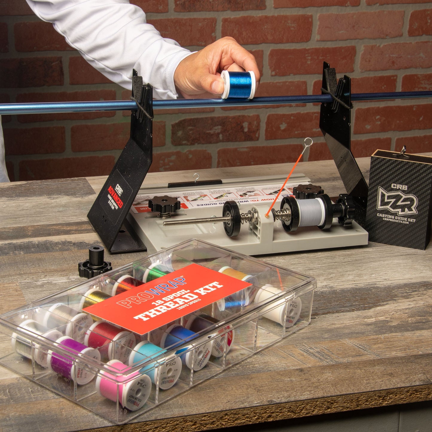 ProWrap 18-Spool Thread Assortment with Storage Box