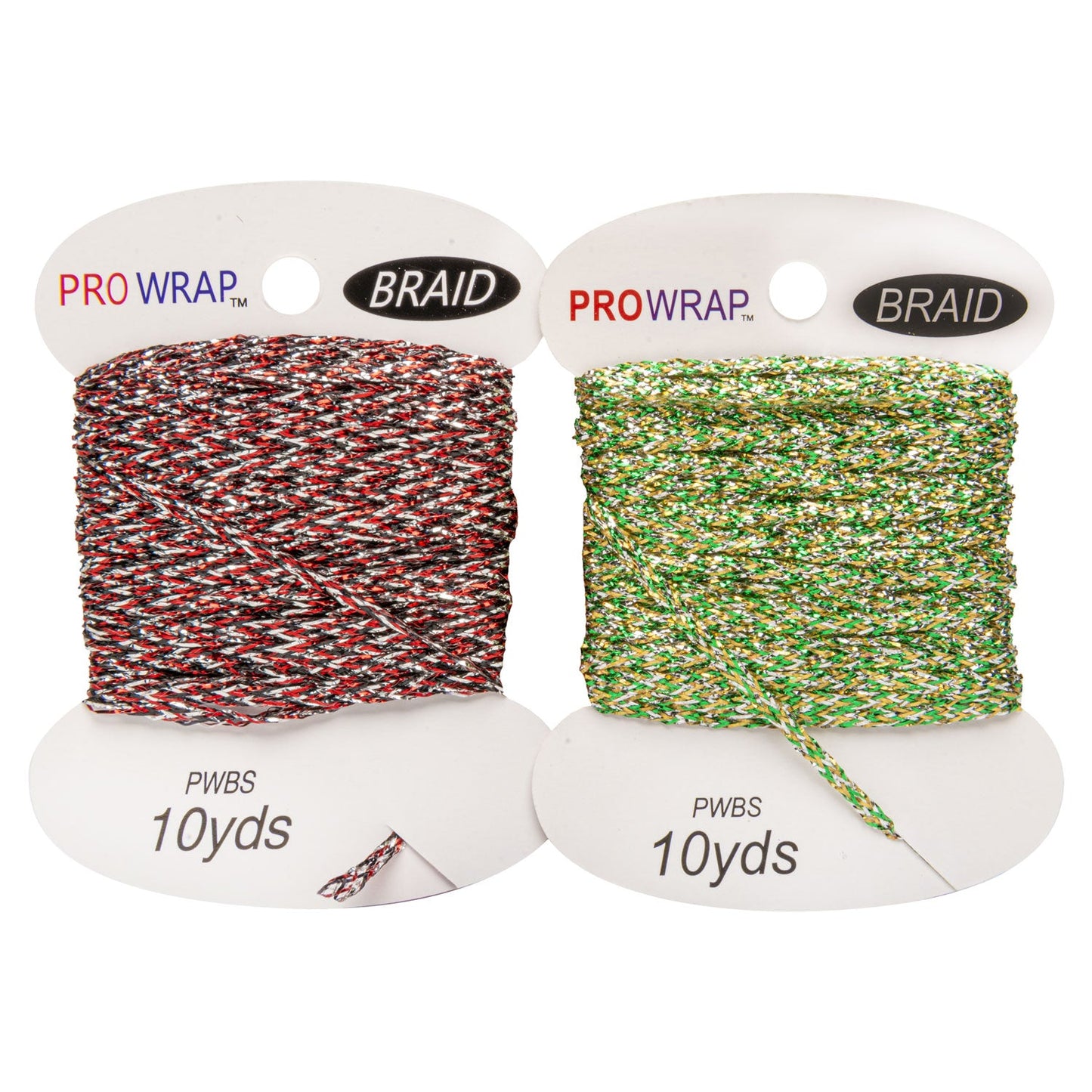 ProWrap Metallic Braid Thread – 1/16" Flat Braid