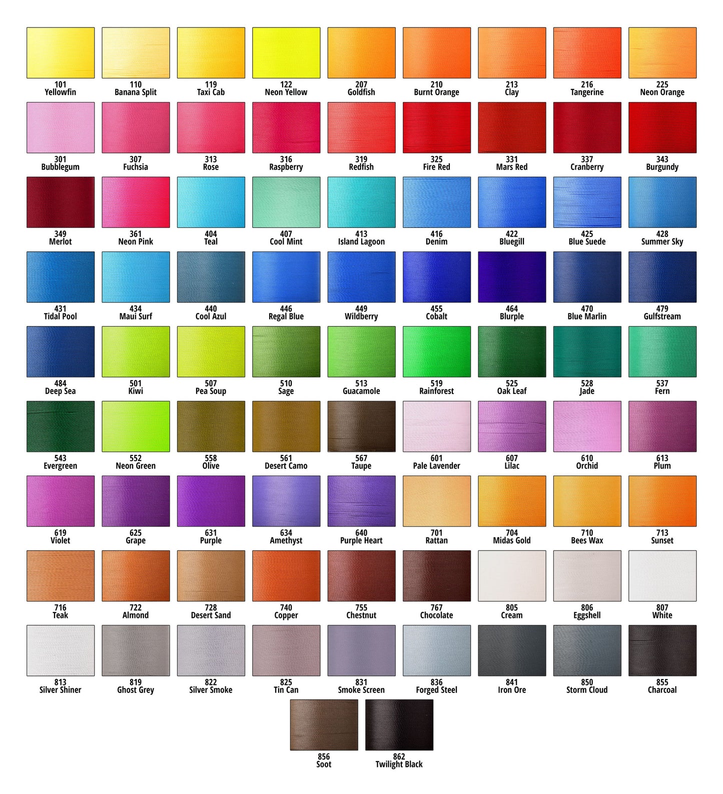 ProWrap ColorFast Rod Winding Thread - Size B (1 oz)