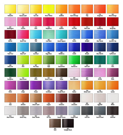 ProWrap ColorFast Rod Winding Thread - Size D (4 oz)